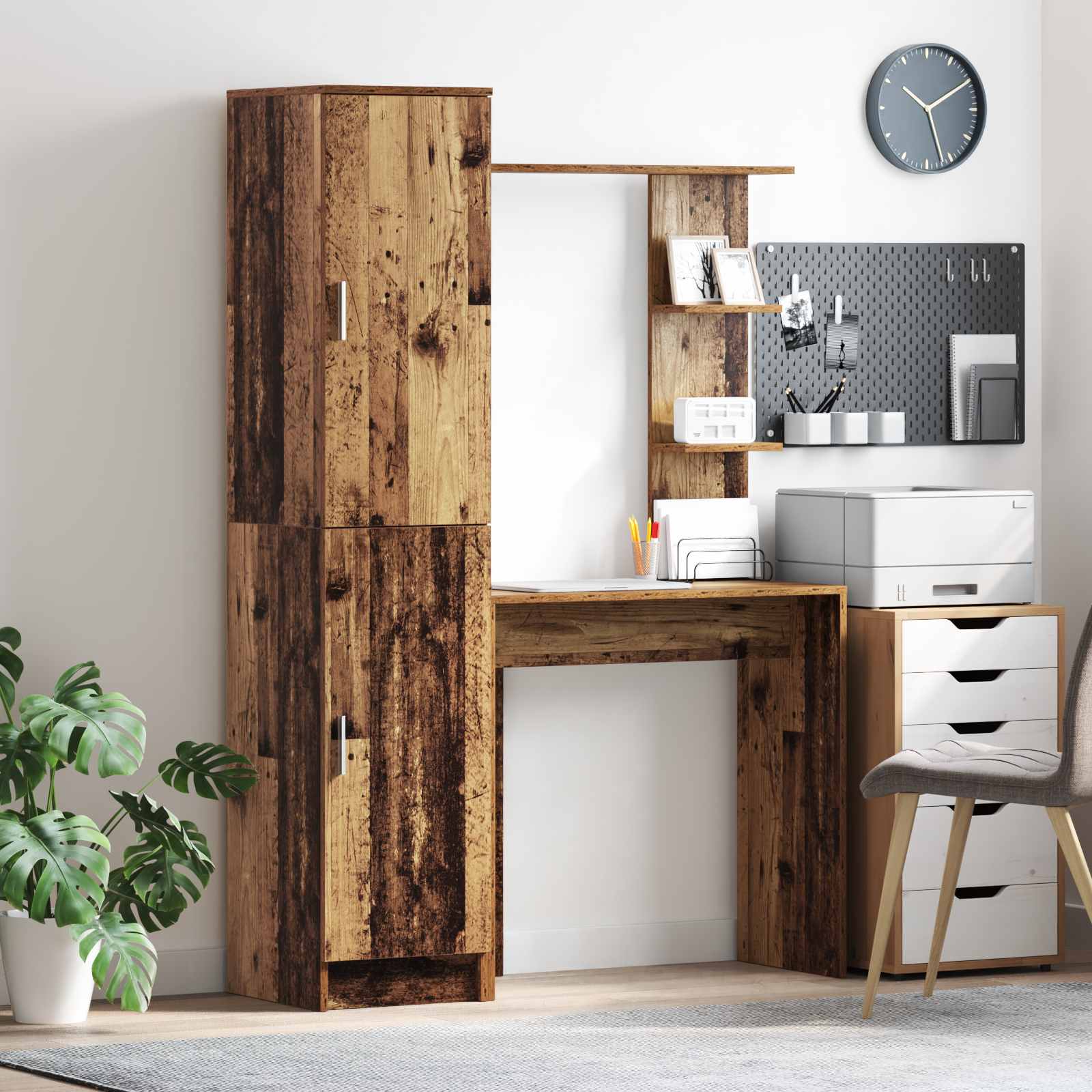 Scrivania 2 pcs Legno vecchio | homemem39