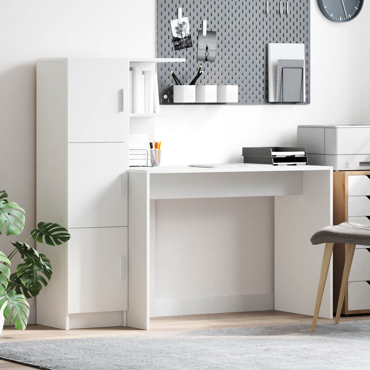 Scrivania 2 pcs Bianco