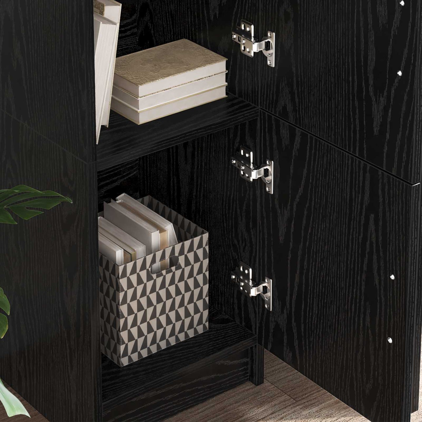 Scrivania 2 pcs Rovere Nero
