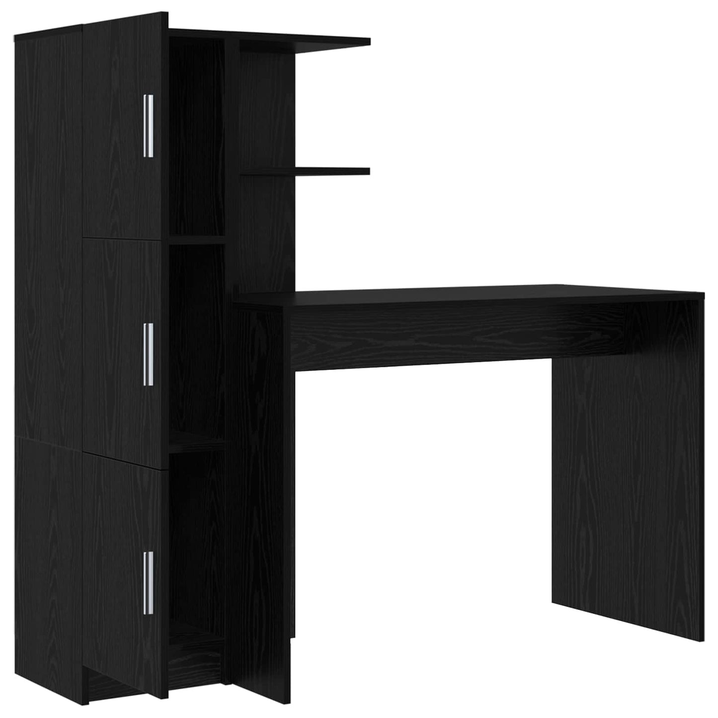 Scrivania 2 pcs Rovere Nero