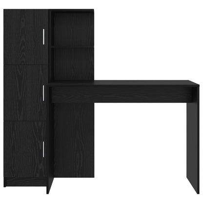 Scrivania 2 pcs Rovere Nero