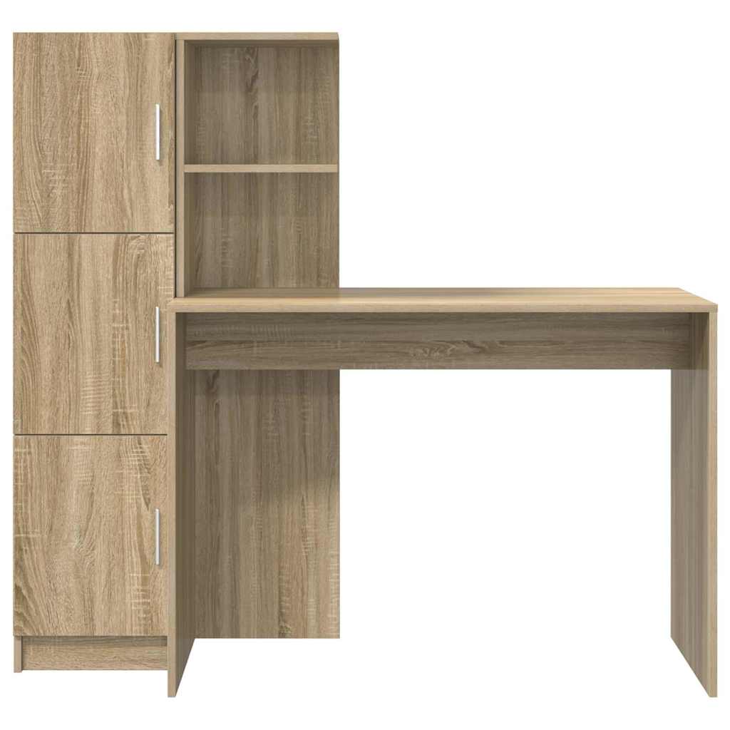 Scrivania 2 pcs Rovere Sonoma