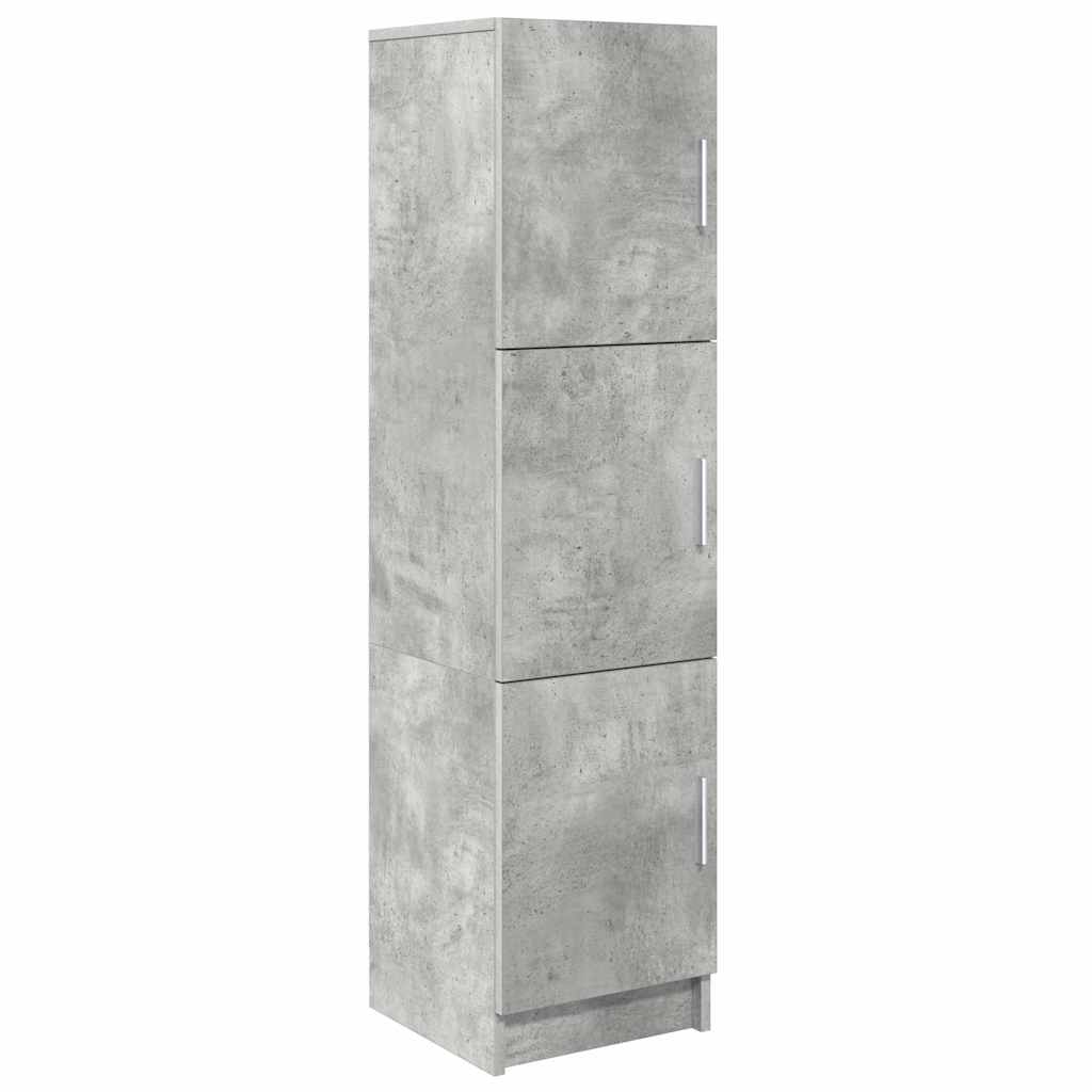Scrivania 2 pcs Grigio cemento