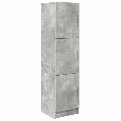 Scrivania 2 pcs Grigio cemento