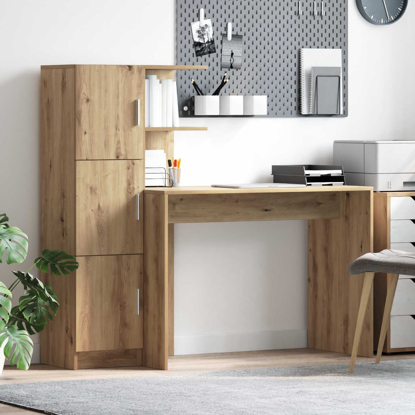 Scrivania 2 pcs Rovere artigianale