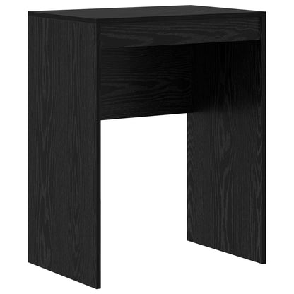 Scrivania con cassetto con lo scaffale 2 pcs Rovere Nero