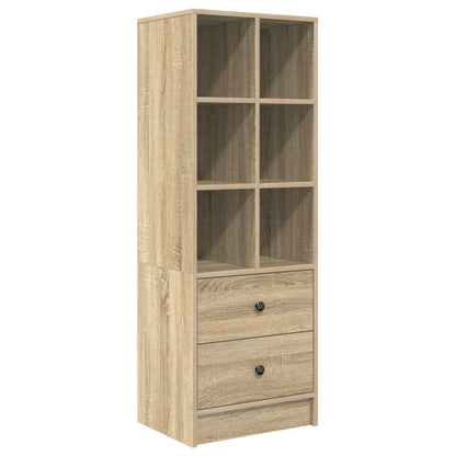 Scrivania con cassetto con lo scaffale 2 pcs Rovere Sonoma