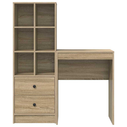Scrivania con cassetto 2 pcs Rovere Sonoma