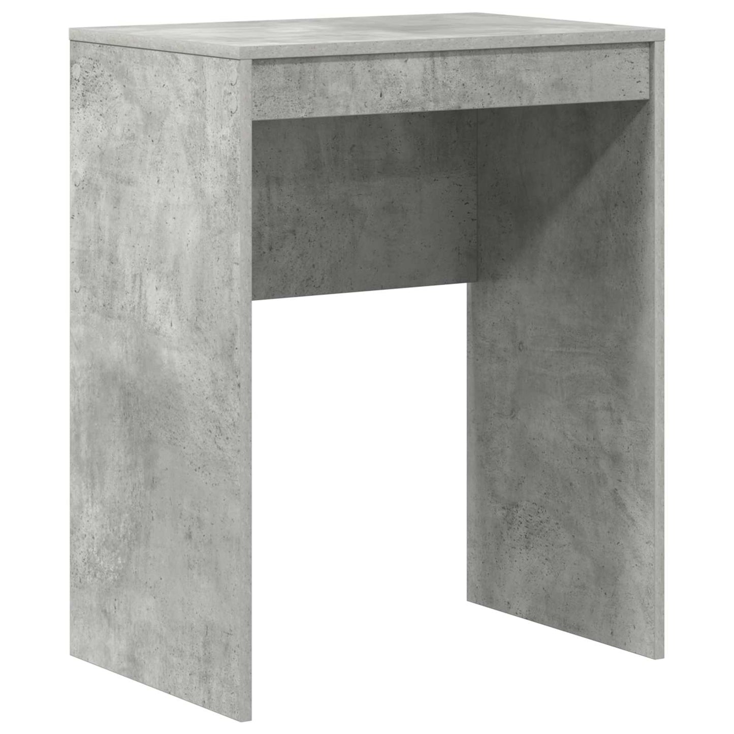 Scrivania con cassetto con lo scaffale 2 pcs Grigio cemento