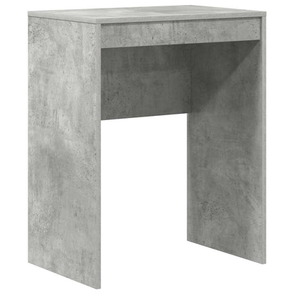 Scrivania con cassetto con lo scaffale 2 pcs Grigio cemento