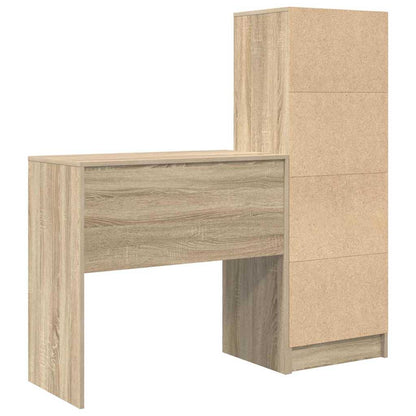 Scrivania con cassetto 2 pcs Rovere Sonoma