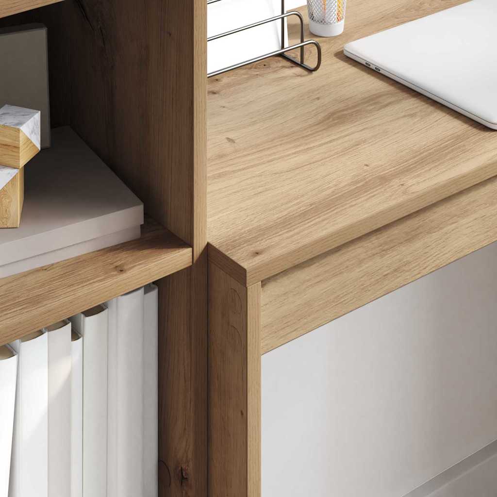 Scrivania con cassetto 2 pcs Rovere artigianale