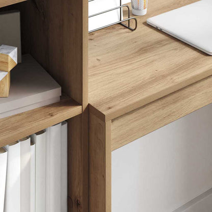 Scrivania con cassetto 2 pcs Rovere artigianale