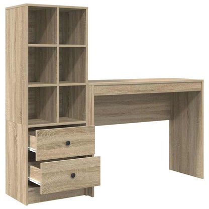 Scrivania con cassetto 2 pcs Rovere Sonoma