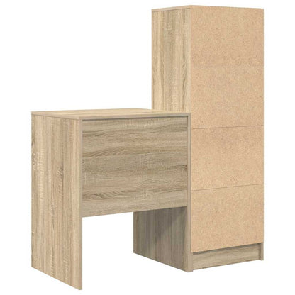 Scrivania con cassetto 2 pcs Rovere Sonoma
