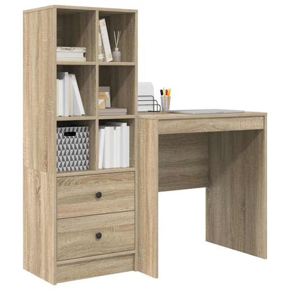 Scrivania con cassetto 2 pcs Rovere Sonoma