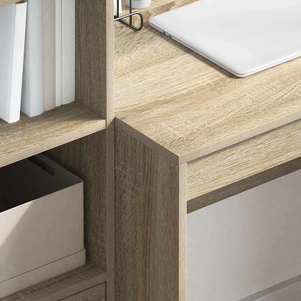 Scrivania con cassetto 2 pcs Rovere Sonoma