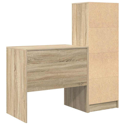 Scrivania con cassetto 2 pcs Rovere Sonoma