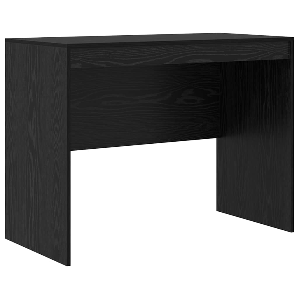 Scrivania con cassetto 2 pcs Rovere Nero