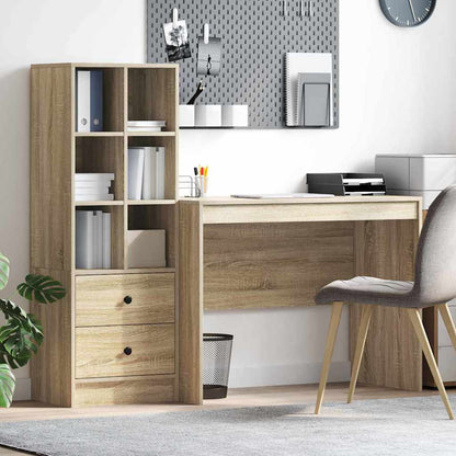 Scrivania con cassetto 2 pcs Rovere Sonoma