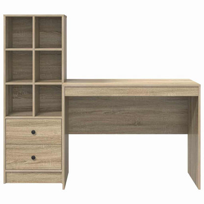 Scrivania con cassetto 2 pcs Rovere Sonoma