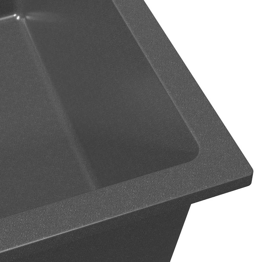 Lavello da cucina Grigio 38 x 44 x 20 cm Granito - homemem39