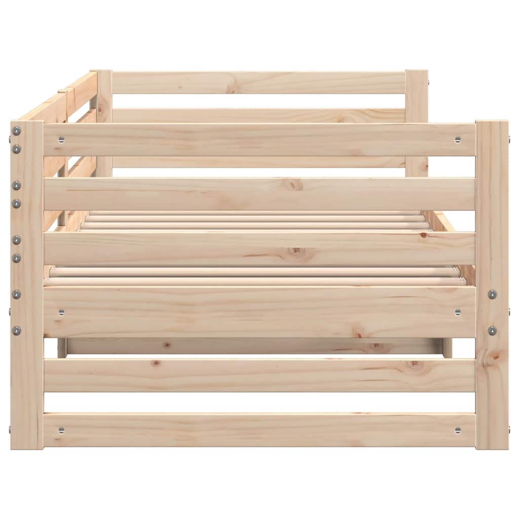 Lettino da giorno senza Materasso 80x200 cm in Legno Massello di Pino | homemem39