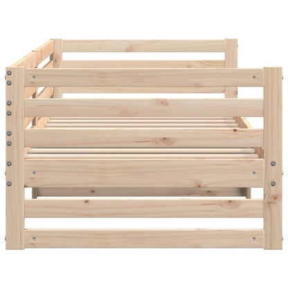 Lettino da giorno senza Materasso 80x200 cm in Legno Massello di Pino | homemem39