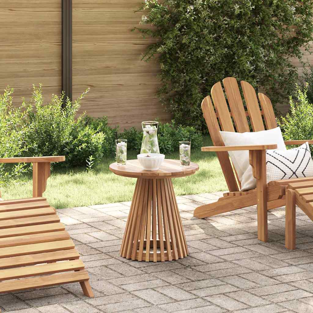 Tavolo laterale Marrone 50 x 50 x 49,5 cm Legno di teak solido