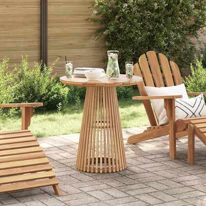 Tavolo laterale Marrone 70 x 70 x 75 cm Legno di teak solido