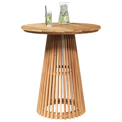 Tavolo laterale Marrone 70 x 70 x 75 cm Legno di teak solido