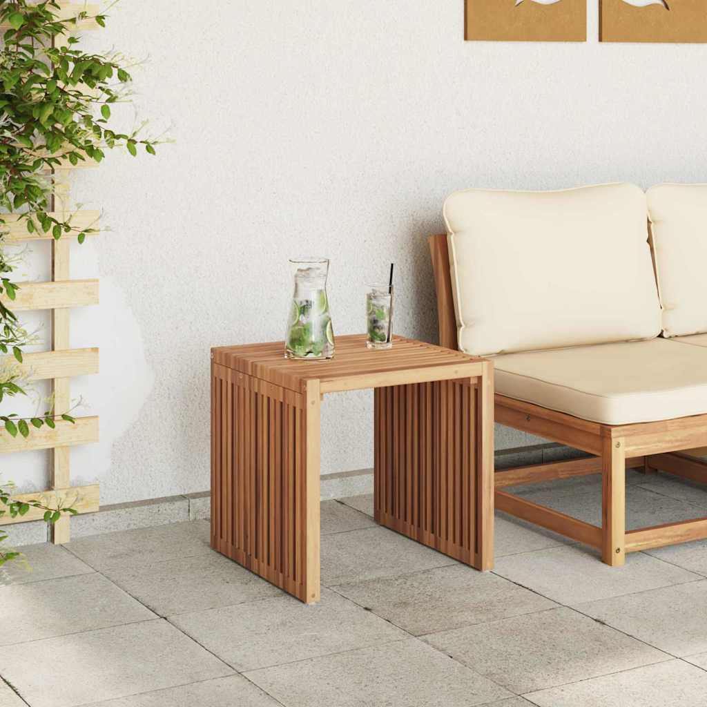 Tavolo Laterale da Giardino Marrone 45 x 42,5 x 45 cm