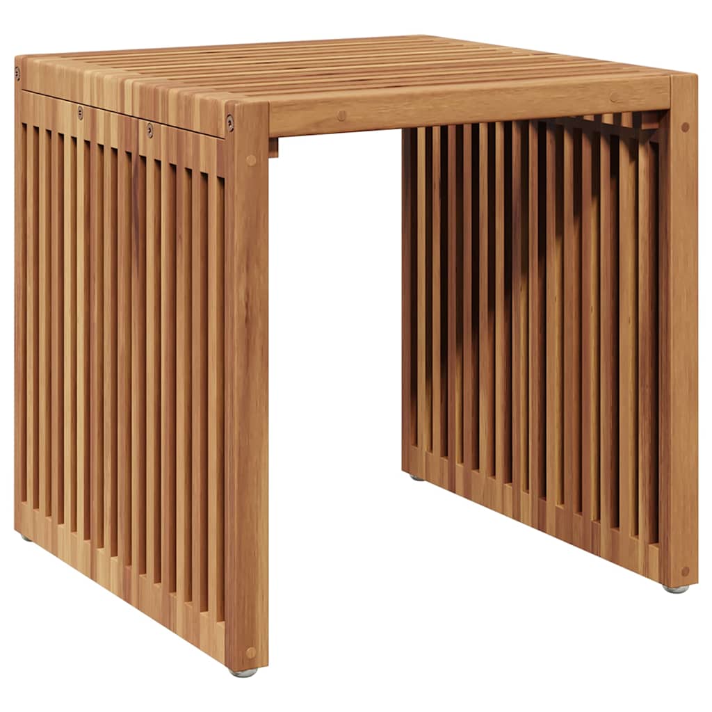 Tavolo Laterale da Giardino Marrone 45 x 42,5 x 45 cm