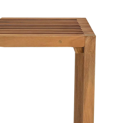 Tavolo Laterale da Giardino Marrone 50 x 32,5 x 35 cm