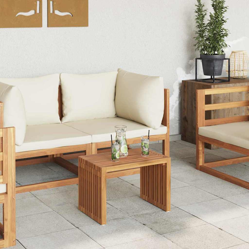 Tavolo Laterale da Giardino Marrone 50 x 32,5 x 35 cm | homemem39
