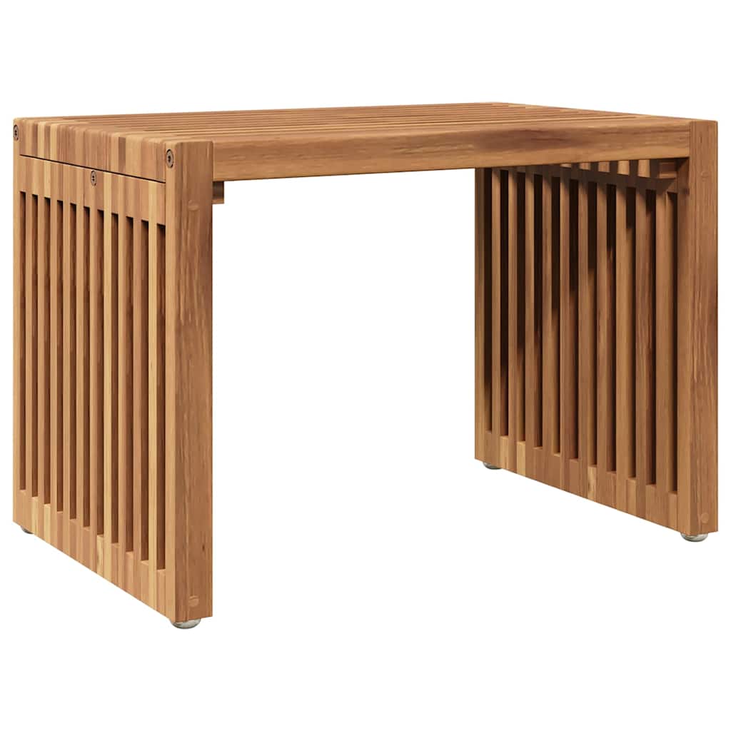 Tavolo Laterale da Giardino Marrone 50 x 32,5 x 35 cm | homemem39