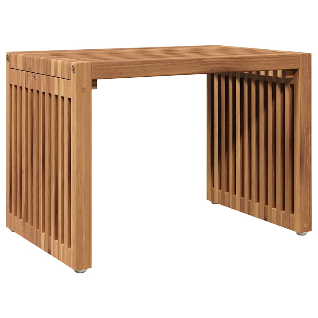 Tavolo Laterale da Giardino Marrone 50 x 32,5 x 35 cm | homemem39