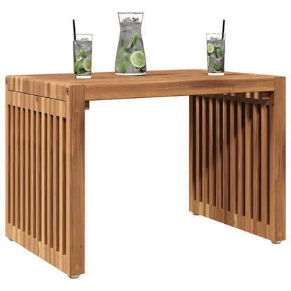 Tavolo Laterale da Giardino Marrone 50 x 32,5 x 35 cm | homemem39