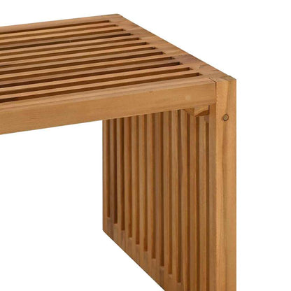 Tavolo Laterale da Giardino Marrone 70 x 37,5 x 35,5 cm | homemem39