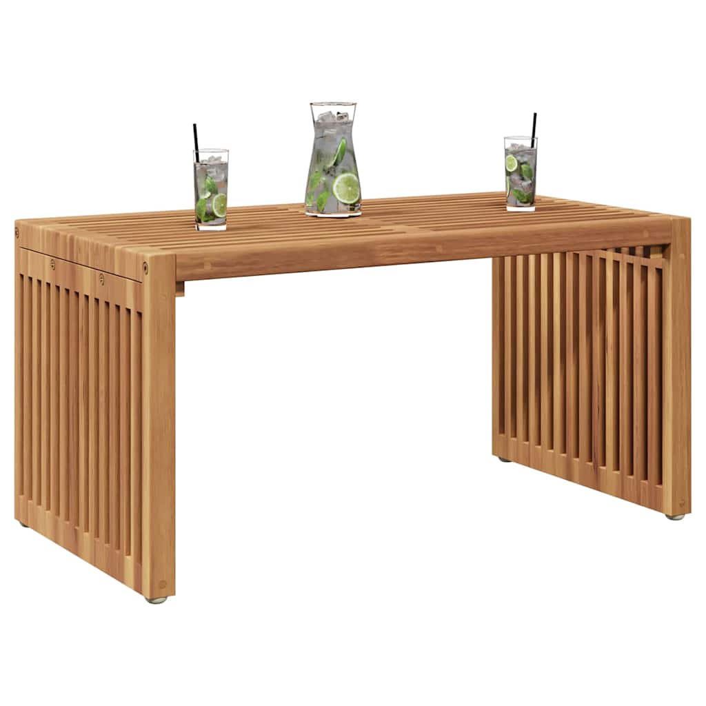 Tavolo Laterale da Giardino Marrone 70 x 37,5 x 35,5 cm