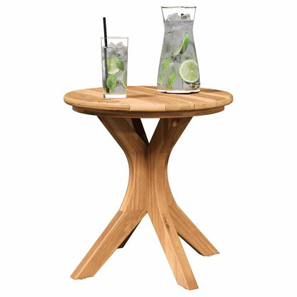 Tavolo laterale Marrone 40 x 40 x 41 cm Legno di teak solido | homemem39