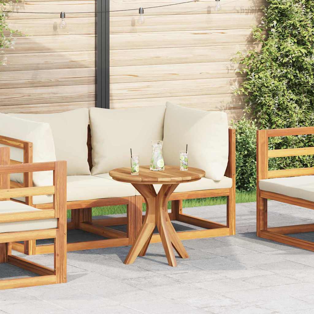Tavolo laterale Marrone 55 x 55 x 51 cm Legno di teak solido | homemem39