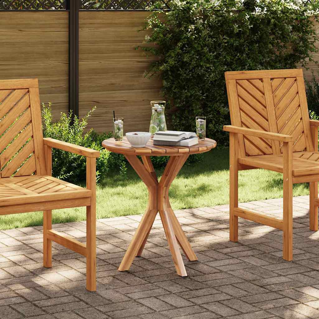 Tavolo laterale Marrone 70 x 70 x 75 cm Legno di teak solido | homemem39