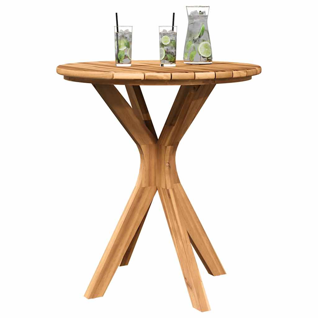 Tavolo laterale Marrone 70 x 70 x 75 cm Legno di teak solido | homemem39
