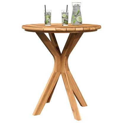 Tavolo laterale Marrone 70 x 70 x 75 cm Legno di teak solido | homemem39