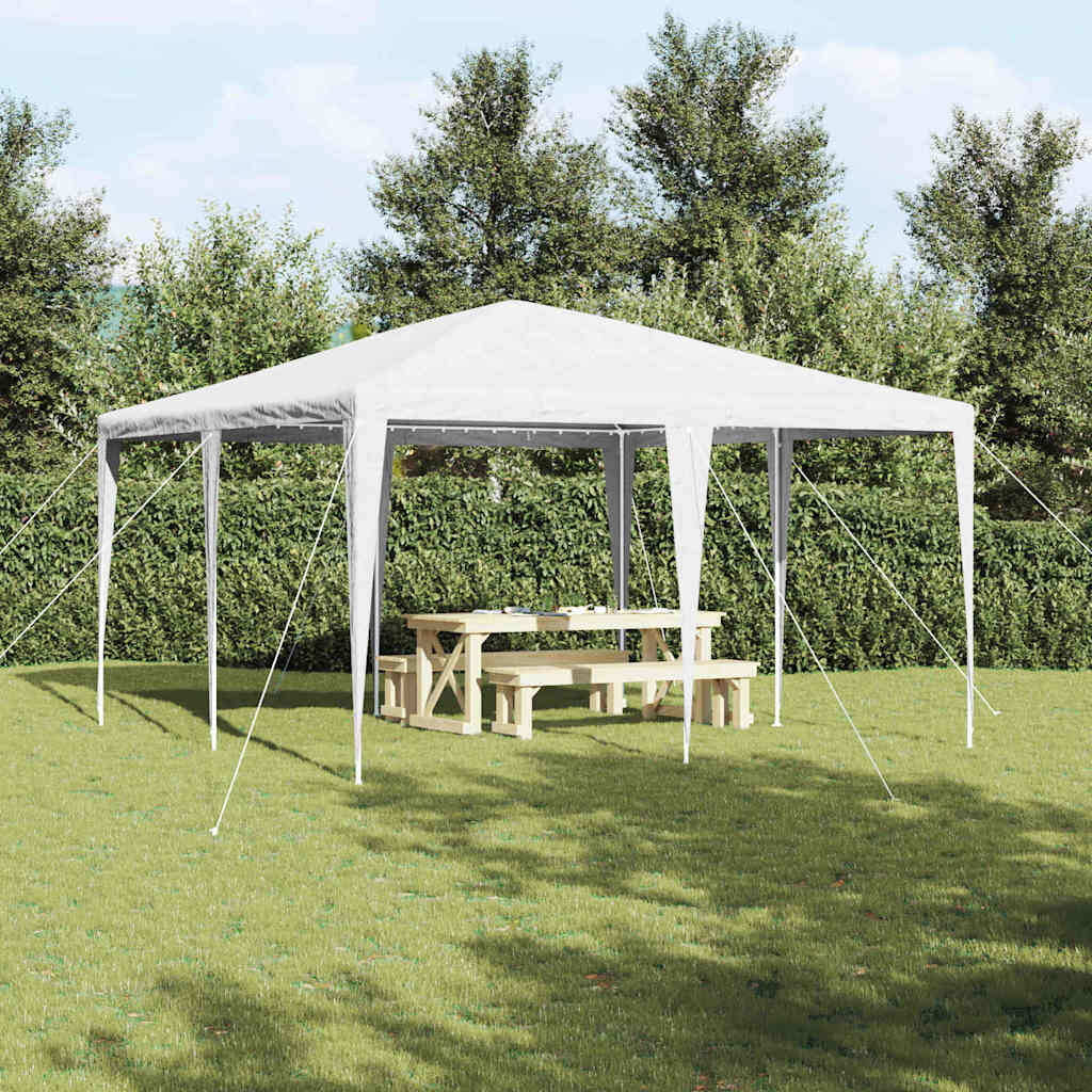 Tenda Party Bianco 400 x 400 x 266 cm Polietilene e Acciaio | homemem39