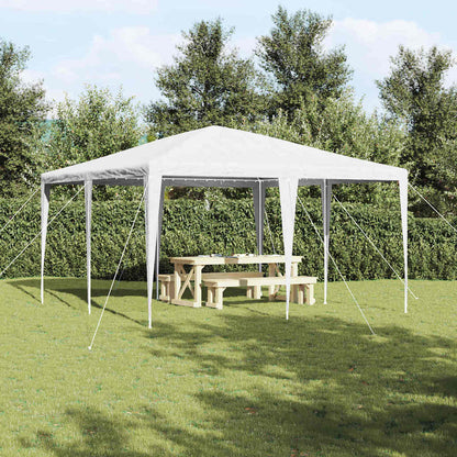 Tenda Party Bianco 400 x 400 x 266 cm Polietilene e Acciaio | homemem39