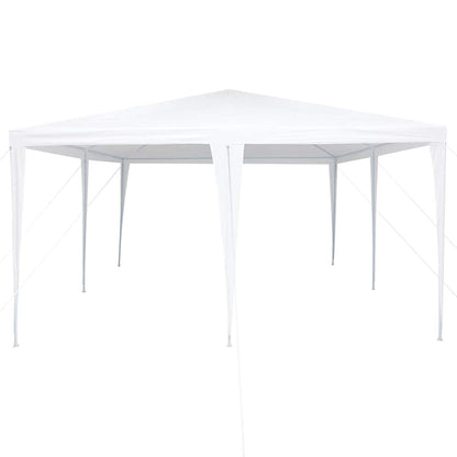 Tenda Party Bianco 400 x 400 x 266 cm Polietilene e Acciaio