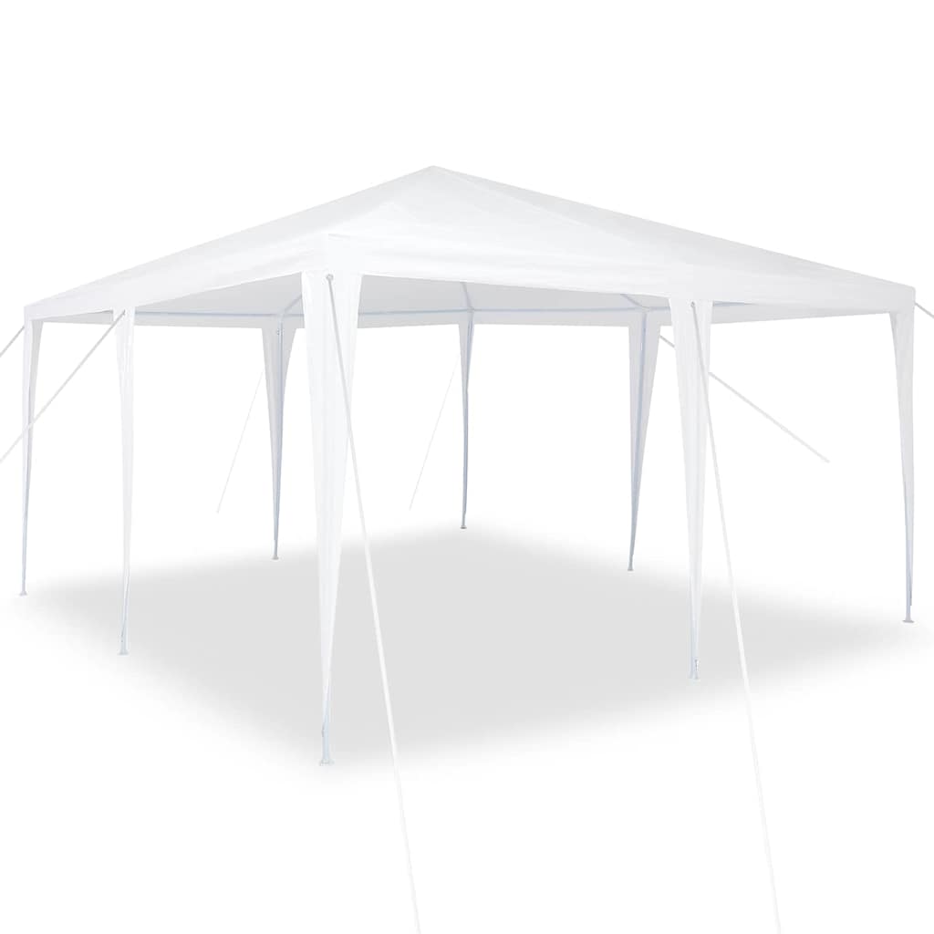 Tenda Party Bianco 400 x 400 x 266 cm Polietilene e Acciaio | homemem39