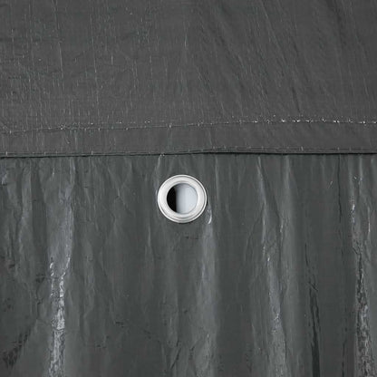 Tenda Party Antracite 400 x 400 x 266 cm Polietilene e Acciaio | homemem39